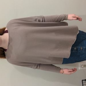 Helmut Lang dolman sleeve cozy top, size S